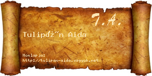 Tulipán Aida névjegykártya